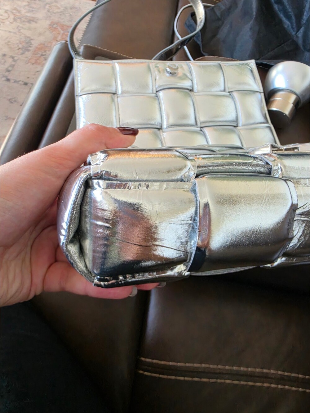 4500$ BOTTEGA VENETA PADDED CASSETTE BAG - Picture 6 of 9